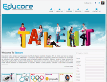 Tablet Screenshot of educorekota.com